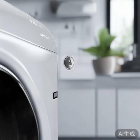 三洋洗衣机儿童锁,图标小锁面板