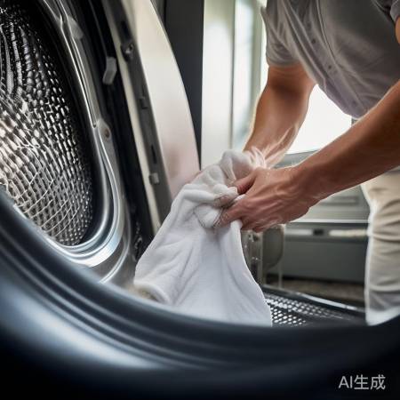 清洁内筒，毛巾擦拭污渍