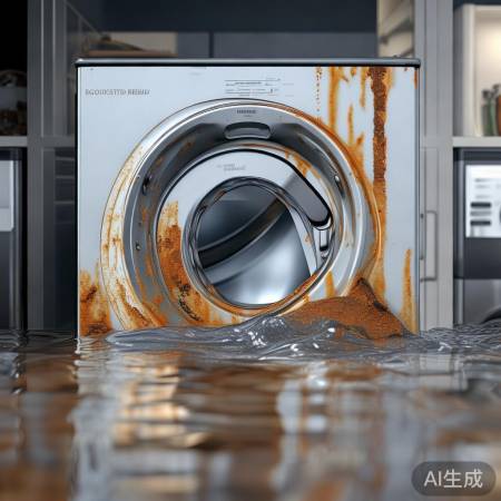 洗衣机勿长时间泡水，防锈保寿命