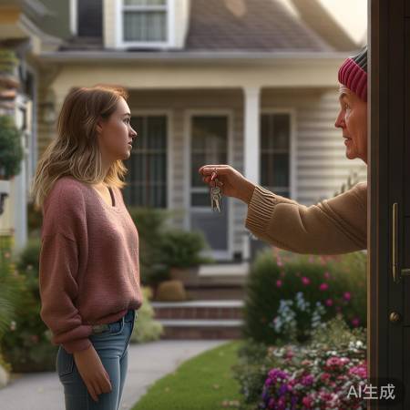 邻居求助解门锁