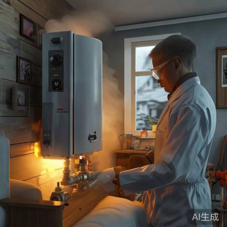 壁挂炉暖气调试,先关机再加水。