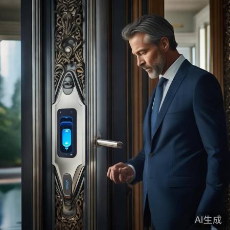 伯爵指纹锁，人脸解锁，紧急快捷