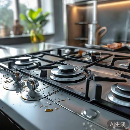 rabevi燃气灶，易清洁，更