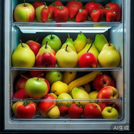 水果冷藏适宜温度2-8℃，分核