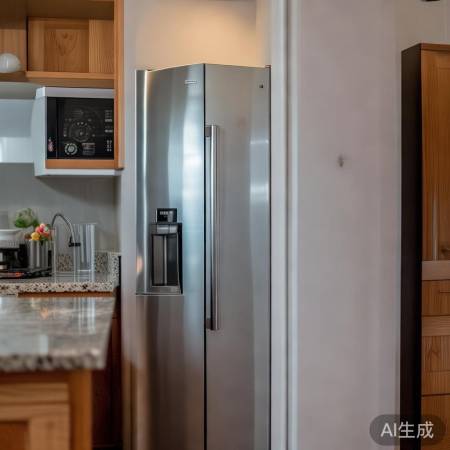 远离卧室，清洁冰箱，降低辐射。