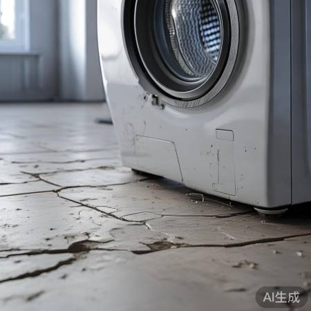 洗衣机摆放需平整,避异响。