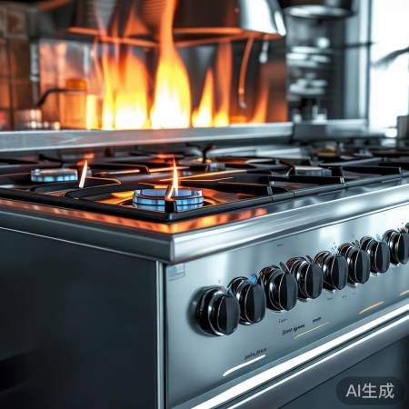 X系列商用灶,50kW高效燃气