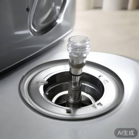 热水器排污口，底部侧面寻堵头。