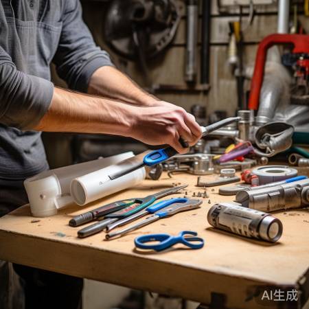 准备工具换排水管，五金店网上易