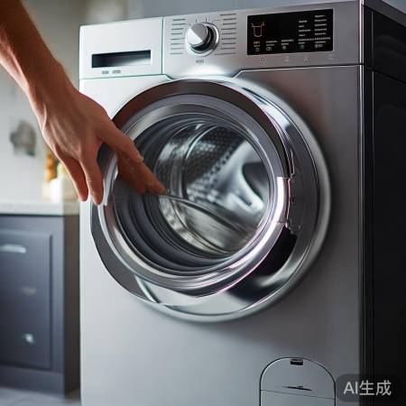 确保洗衣机门关紧，启动无阻。