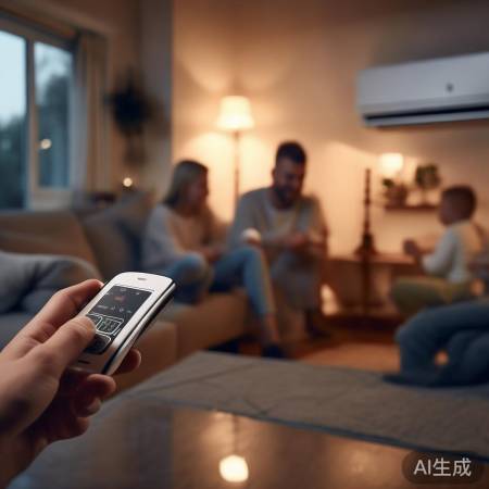 空调遥控器调适温度，避免室温波