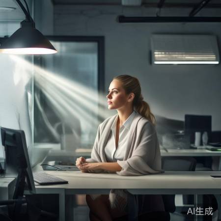 办公室空调，外套挡风，避免直吹