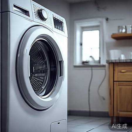 确保断电，安全维修洗衣机。