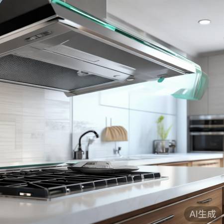 抽油烟机玻璃防油烟,保厨房整洁