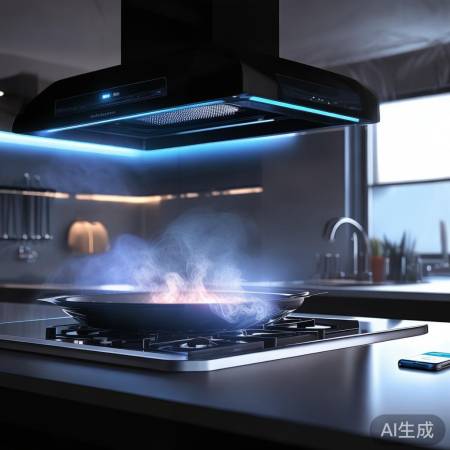 智能油烟机,远程操控,自动开关