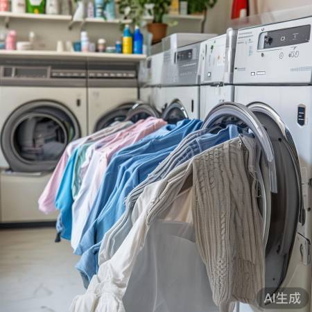 遵循洗涤说明，护衣又护机。