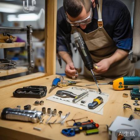 准备工具安装指纹锁,专业人士更