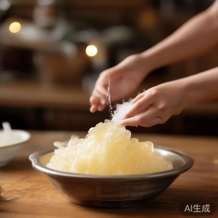 “豆腐皮冻加食盐，保质期延长。