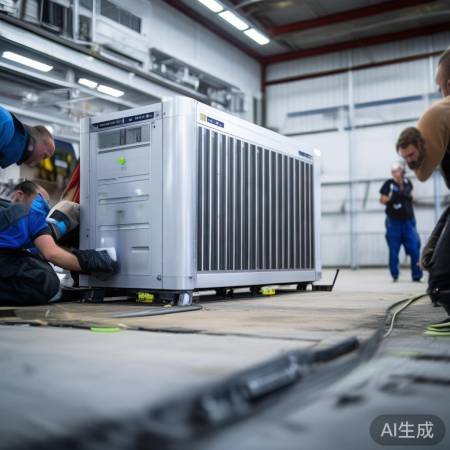 科龙空气能主机,水平放置,散热