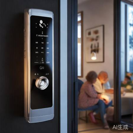 “指纹锁远程监控报警，守护家庭