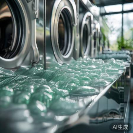 环保洗涤剂：绿色清洁，洗得久。