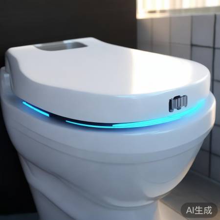 智能马桶座圈，一键调角，记忆坐