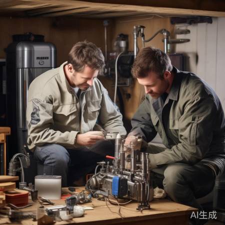 壁挂炉闪跳解法:检查水管,传感