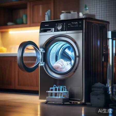 三洋洗衣机，多模式智能脱水