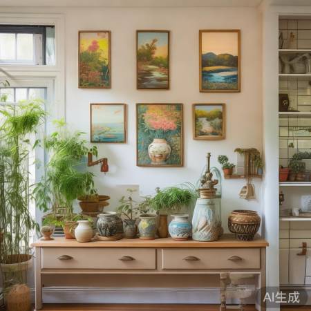 厨房装饰，艺术添温馨