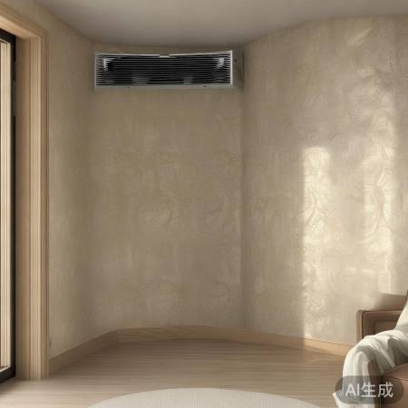 空调巧妙嵌入弧墙转角