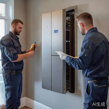 验收安装，确保壁挂炉安全使用。