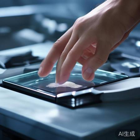 录入指纹，确保手指干燥清洁