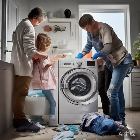 拆洗洗衣机，清洁杀菌，保障洗衣