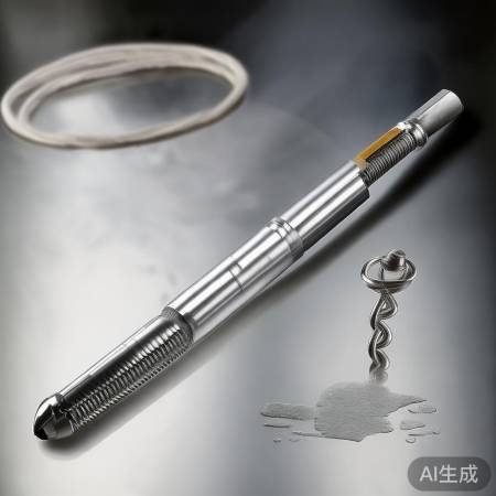 冰箱疏通器：长条软管螺旋头，疏