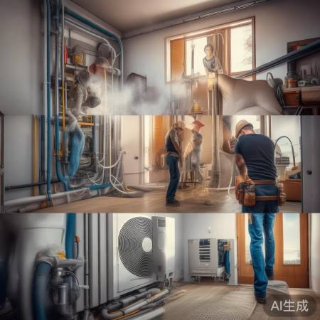 冬天热门话题：空气能供暖管路安