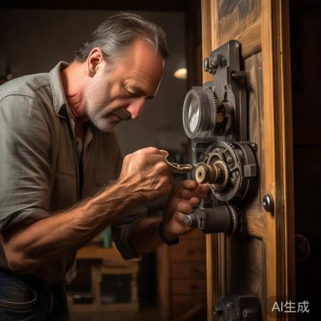 锁具定期查，安全无忧行。