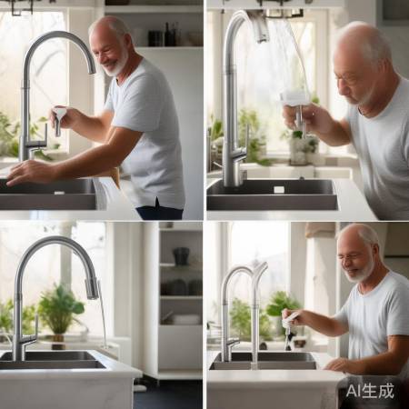 洗衣机二合一水龙头，安装简易上