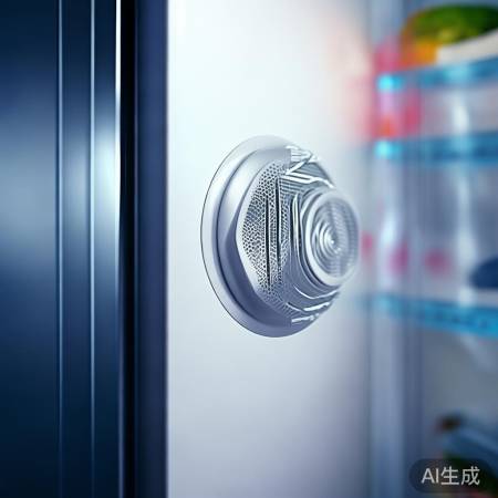 冰箱散热孔，稳定温度省能耗