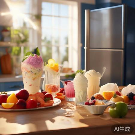 夏日清凉，自制冷冻甜品乐无边。