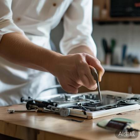 厨房拆装，保持整洁，谨慎螺丝，