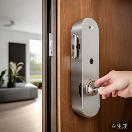 “智能锁选锁体，尺寸兼容与安装