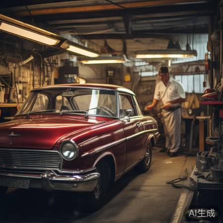 汽车定期保养，保障行车安全。