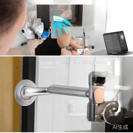 锁哥智能锁安装简便，一键WiF