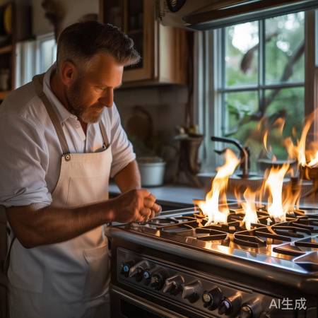 定期检查醇油炉头燃烧，保障安全