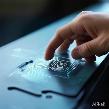 指纹录入区，图标标识，手指覆盖