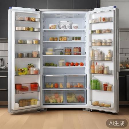 冰箱留空间，食物易流通。
