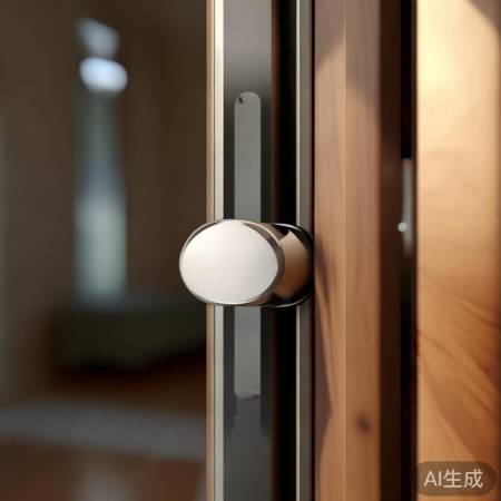 小米指纹锁儿童锁近门把，方便实