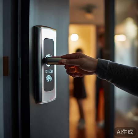 指纹锁，方便快捷，安全放心。