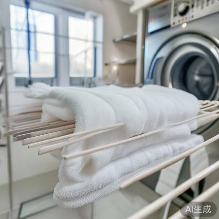 洗毛巾勿久泡，洗衣机清洗更卫生