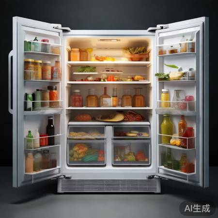 冰箱堆满，易热难散。